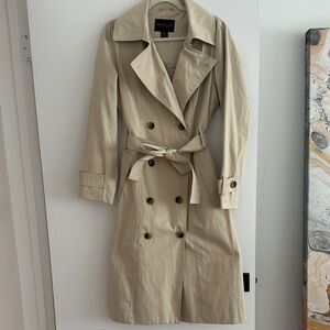 NWOT Rachel Zoe Classic Tan Trench Coat